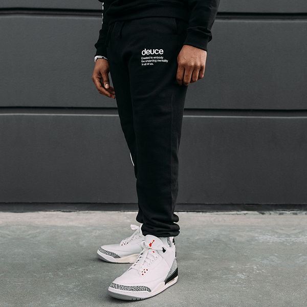 Deuce Premium Sweat Pants | Black