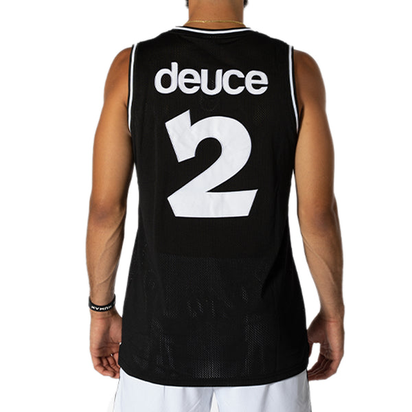 Deuce Nets Basketball Jersey | Black Large / Black