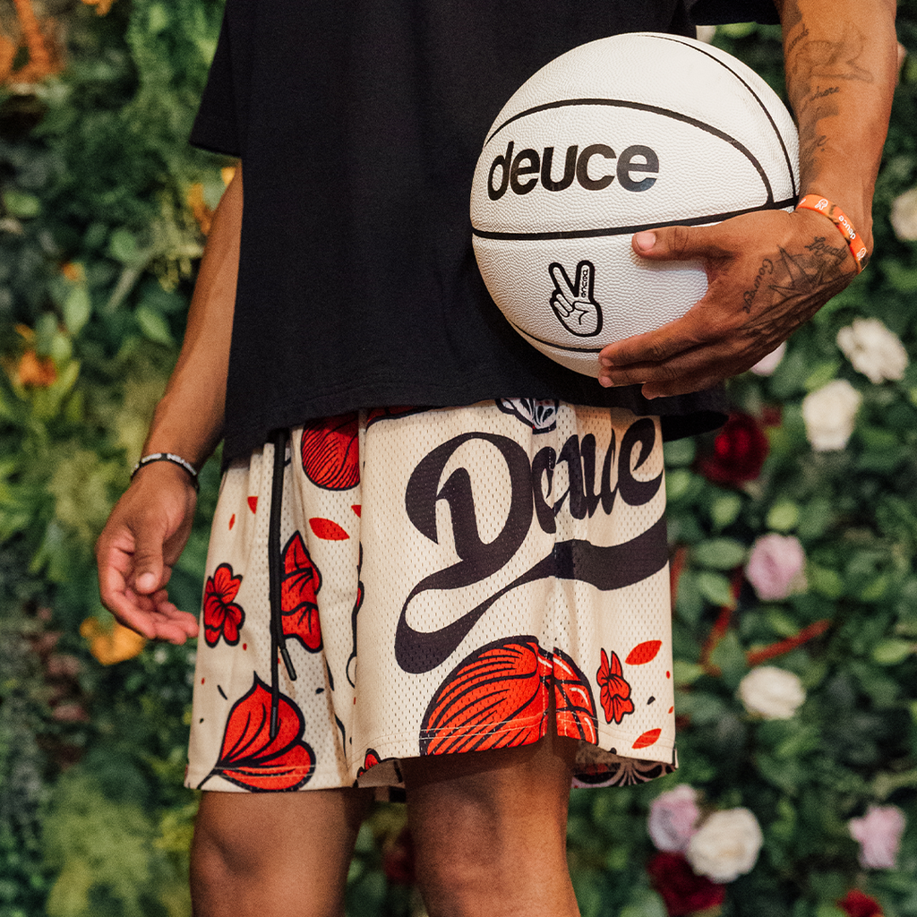 Deuce Brand basketball mesh shorts day of the dead nba kyrie irving 