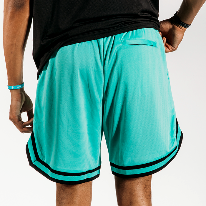 Deuce brand basketball vibe shorts mint