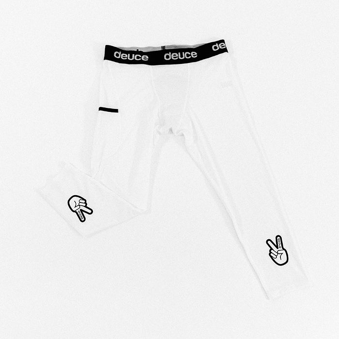 LO4DING 3/4 TIGHTS | WHITE